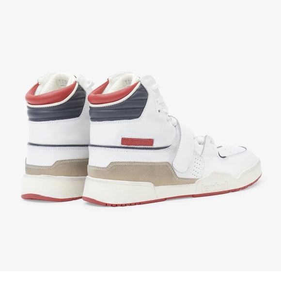 Isabel Marant alsee leather high-top sneakers - Picture 2 of 8